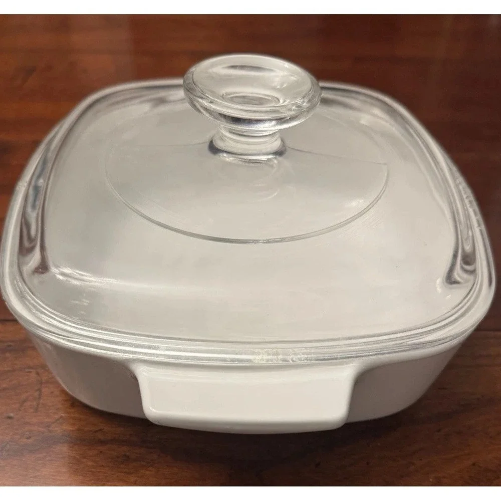 Corningware L'échalote Spice of Life A-1-B 180 MA 1qt w/h A7G Glass Lid 7